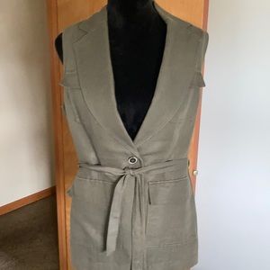 Banana Republic Linen Vest